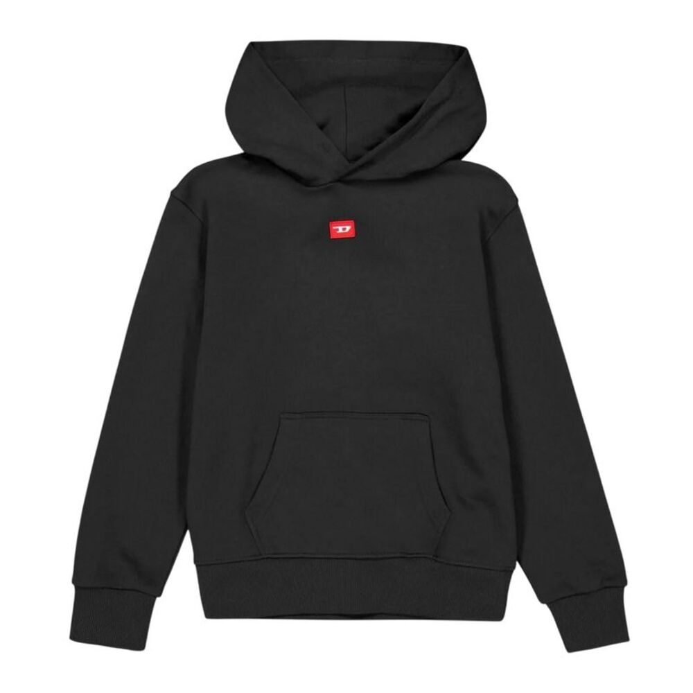 Diesel Childrens/Kids Gin Regular Long-Sleeved Hoodie / Black